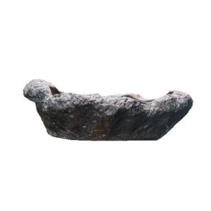 Planter Bowl — Irregular Stone-Texture Ceramic — product view