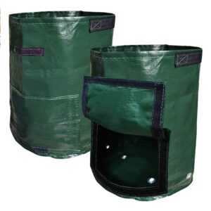 Grow Bags — 10-Gallon Green Six-Pack — product view
